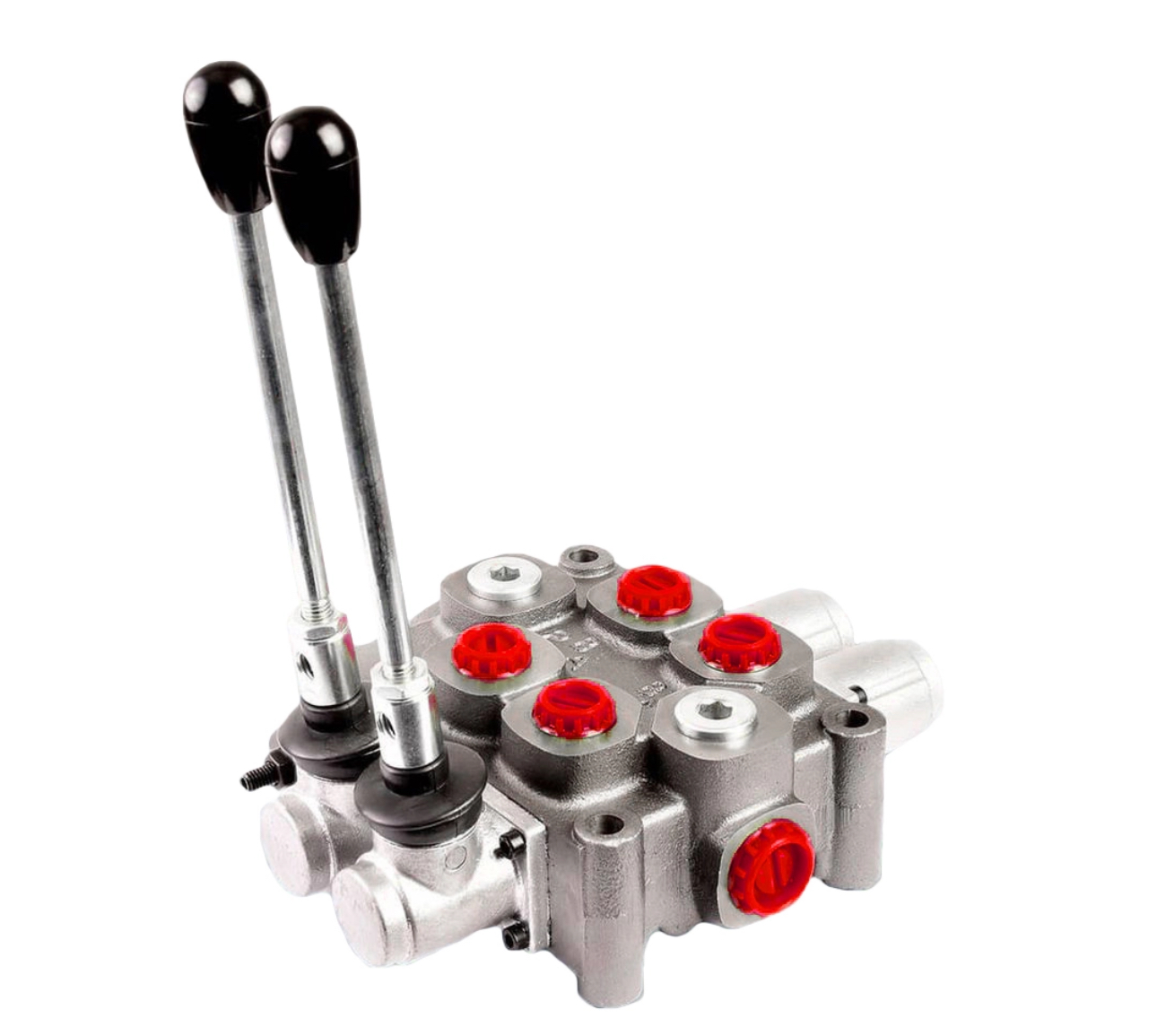 شیر هیدرولیک دو دسته چهار سوراخ 1/2